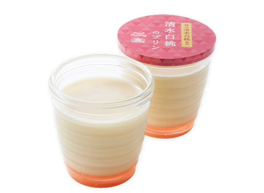 岡山
清水白桃のプリン